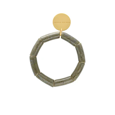 Vanessa Baroni - Flex Bracelet Light Olive Marble