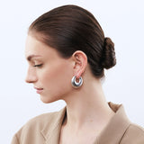 Vanessa Baroni - Moon Earring Silver Vintage