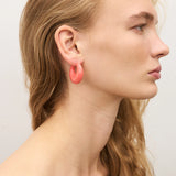 Vanessa Baroni - Moon Earring Flamingo