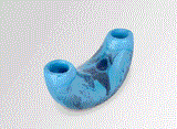 Dinosaur Designs Small Horn Vase - Sky