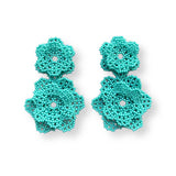 Seda Vera Double Earrings - Turquoise