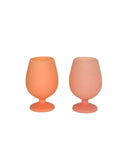 Porter Green Stem Silicone Glasses - Peach + Petal