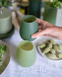 Porter Green Fegg Silicone Glasses - Sage + Olive