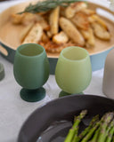 Porter Green Stem Silicone Glasses - Sage + Olive