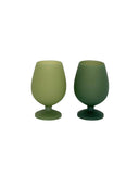 Porter Green Stem Silicone Glasses - Sage + Olive