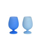 Porter Green Stem Silicone Glasses - Sky + Kingfisher