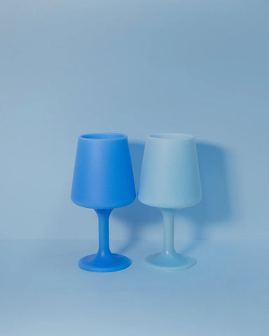 Porter Green Swep Silicone Glasses - Sky + Kingfisher