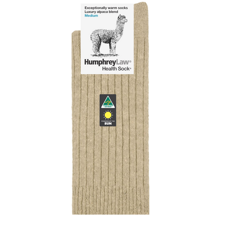 Humphrey Law Alpaca Wool Sock - Antelope