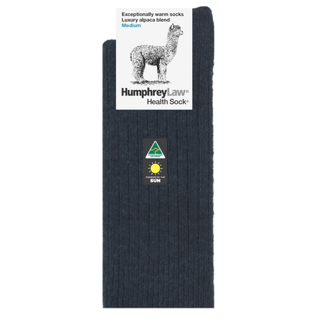 Humphrey Law Alpaca Wool Sock - Charcoal