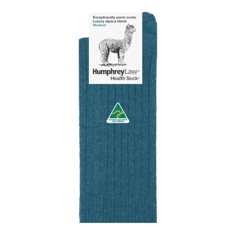 Humphrey Law Alpaca Wool Sock - Teal