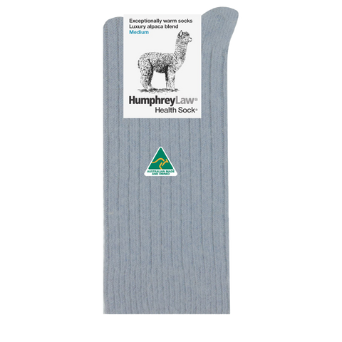 Humphrey Law Alpaca Wool Sock - Silver Grey