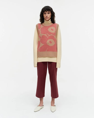 Marimekko Retro Unikko Knitted Wool Vest