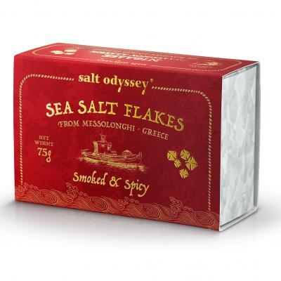 Salt Odyssey Sea Salt Flakes Smoked + Spicy