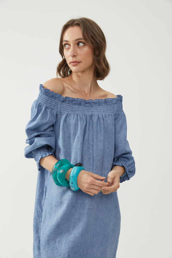 Mia Dress Denim Kiitos Living by Design Mia Dress Denim Kiitos Living by Design