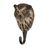 Wildlife Garden - Hand Carved Hook - Eagle Owl