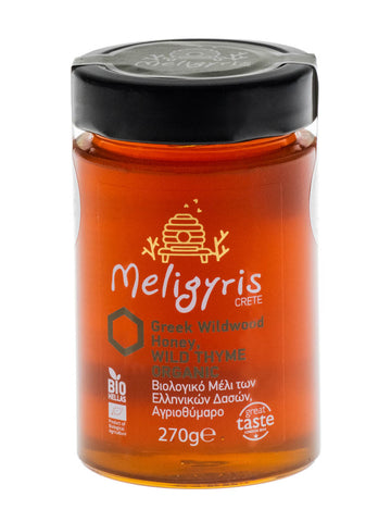 Meligyris Organic Greek Wildwood Honey - Wild Thyme