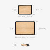 Dreamfarm Fledge Flip Bamboo Cutting Boards