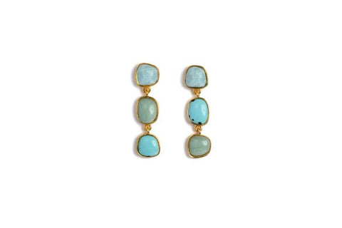 Lizzie Fortunato Jewels - Blue Current Earrings