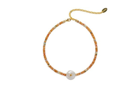 Lizzie Fortunato Jewels - Destination Necklace in Peach