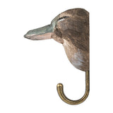 Wildlife Garden - Hand Carved Hook - Platypus