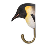 Wildlife Garden - Hand Carved Hook - Penguin