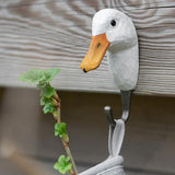 Wildlife Garden - Hand Carved Hook - Duck