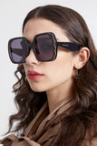 Karen Walker Sunglasses - Bloom Doom - Black