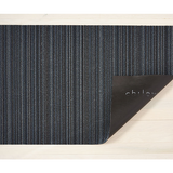 Chilewich Shag Runner Mat - Skinny Stripe - Blue
