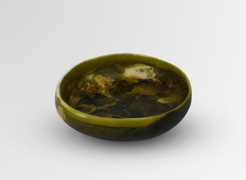 Dinosaur Designs Small Earth Bowl - Malachite