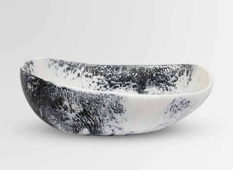 Dinosaur Designs Large Flow Bowl - White Marble