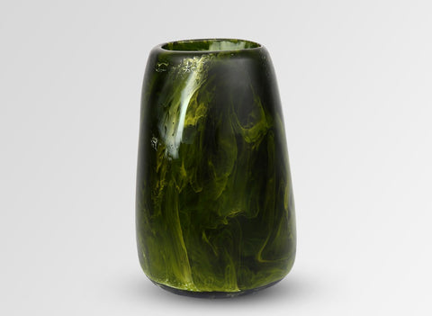 Dinosaur Designs Large Pebble Vase - Malachite