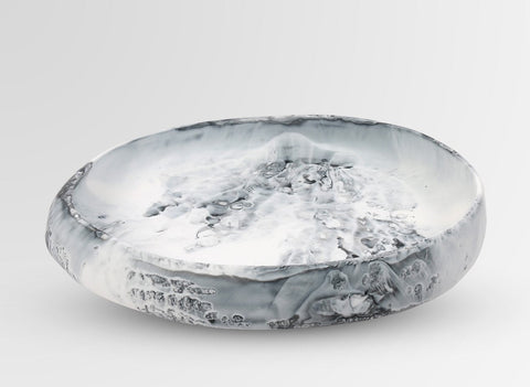 Dinosaur Designs Large Rock Bowl - White Marble