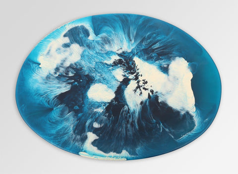 Dinosaur Designs Long Temple Platter - Moody Blue