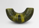 Dinosaur Designs Medium Horn Vase - Malachite