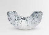 Dinosaur Designs Medium Horn Vase - White Marble