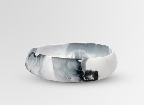 Dinosaur Designs Medium Rock Bowl - White Marble
