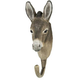 Wildlife Garden - Hand Carved Hook - Donkey