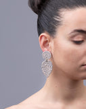 Anna Kitsou Ceramic Earrings Drops  - Light Grey