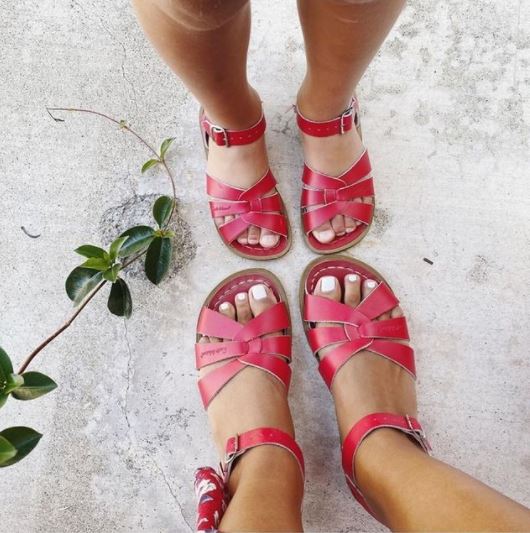 Salt Water Sandals - Childrens - Red – Kiitos Living by Design