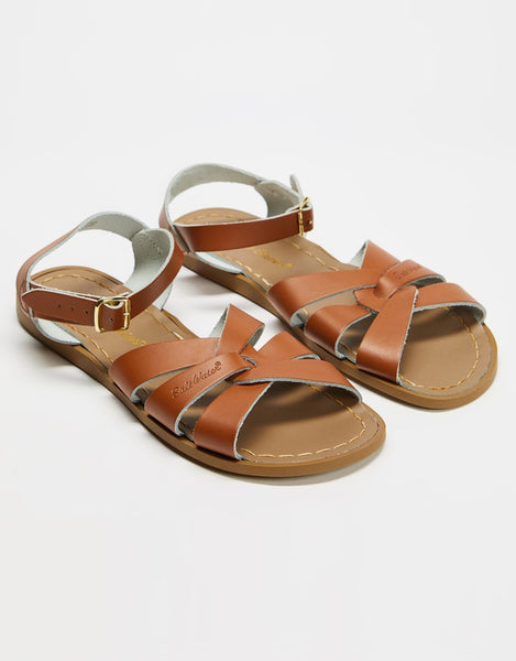 Saltwater sandals tan store womens