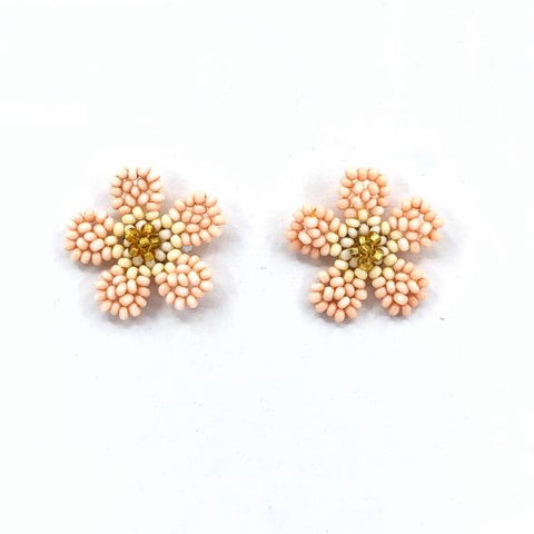 Seda Wildflower Studs Earrings - Light Pink
