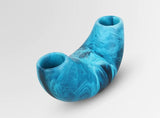 Dinosaur Designs Medium Horn Vase - Moody Blue