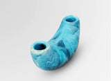 Dinosaur Designs Small Horn Vase - Moody Blue