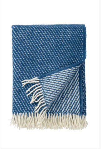 Klippan Velvet Blanket Petrol