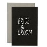 Me & Amber  Greeting Card - Slim Bride + Groom