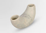 Dinosaur Designs Medium Horn Vase - Sandy Pearl