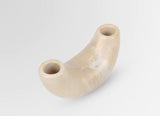 Dinosaur Designs Small Horn Vase - Sandy Pearl
