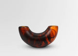 Dinosaur Designs Small Horn Vase - Tortoiseshell