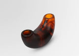 Dinosaur Designs Small Horn Vase - Tortoiseshell