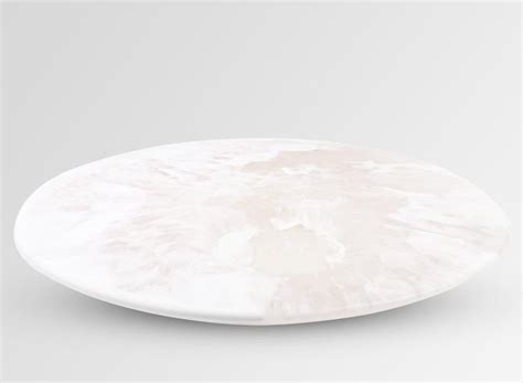 Dinosaur Designs Medium Moon Cheese Platter - Snow Swirl